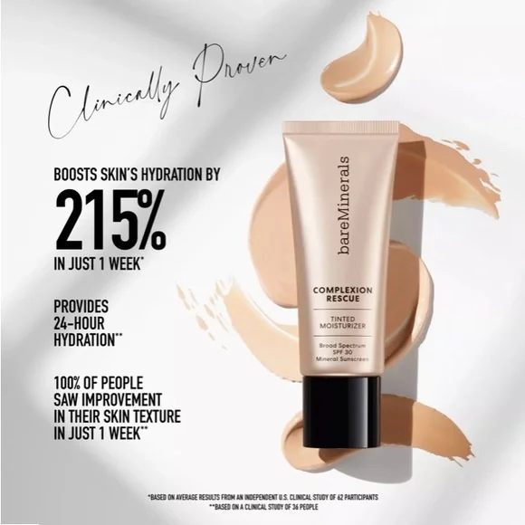 bareMinerals Complexion Rescue Tinted Moisturizer - Chestnut 09   (BNIB) - Picture 7 of 11